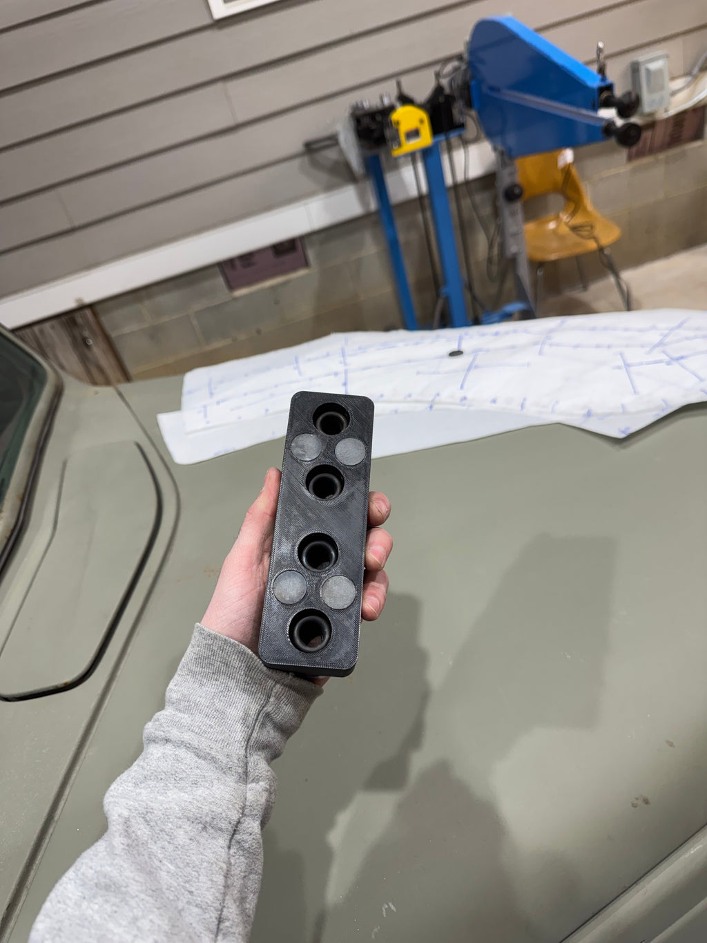 On-Car Planishing Die Holder