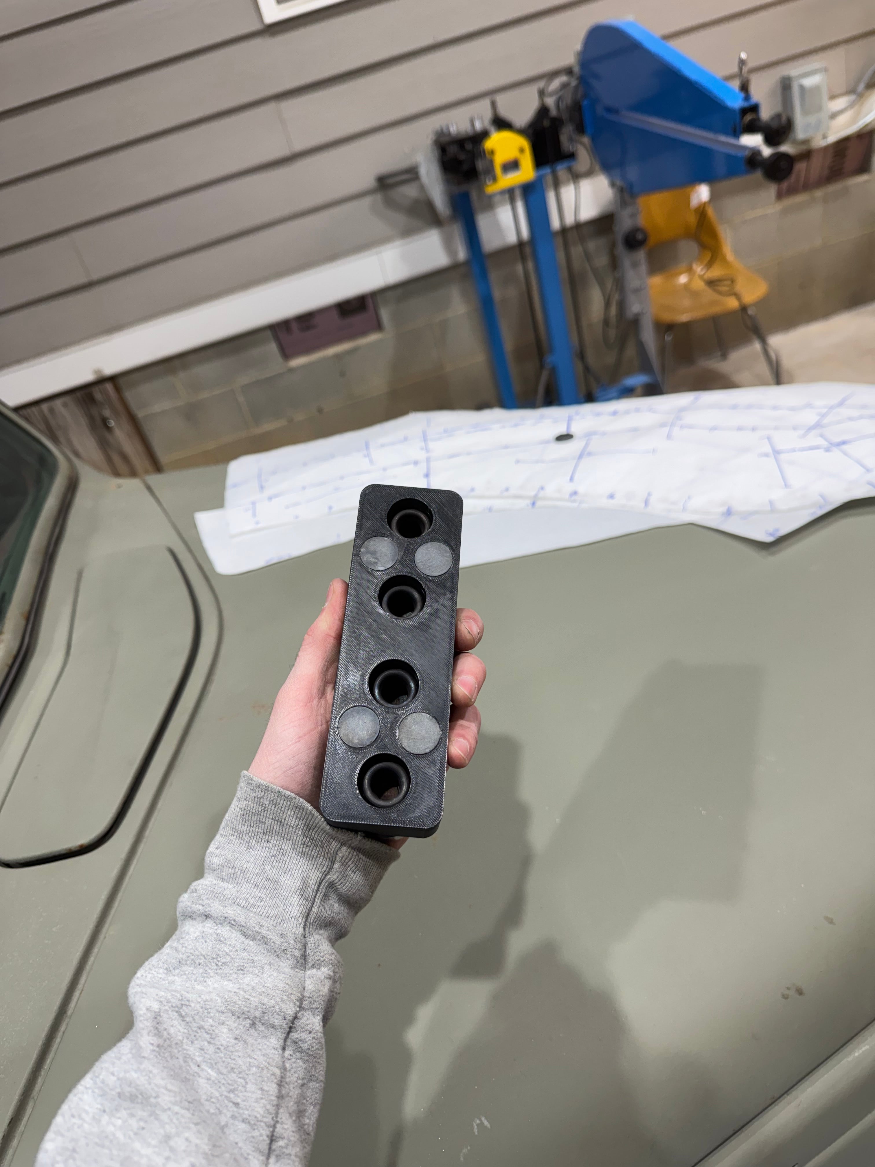 On-Car Planishing Die Holder