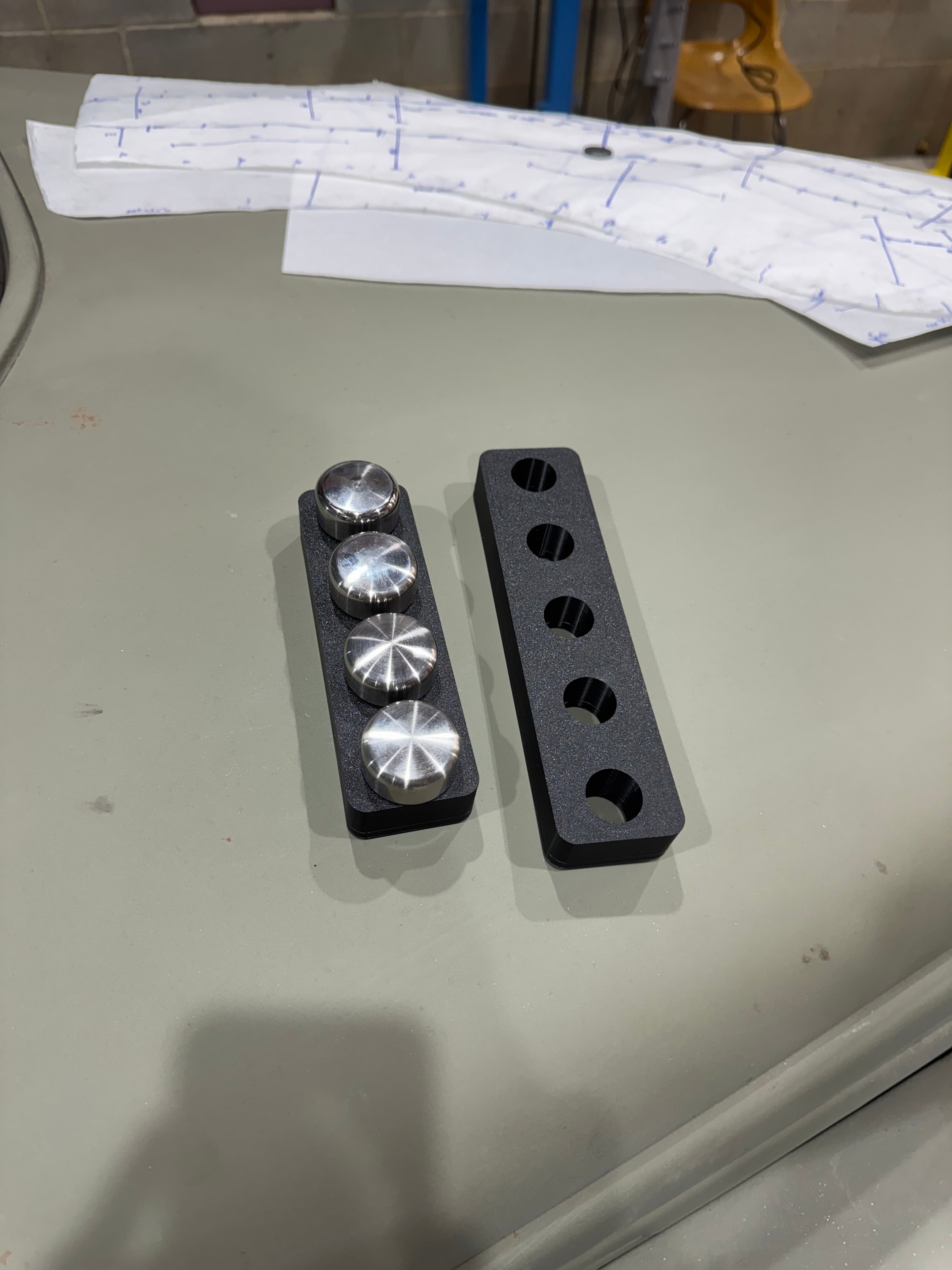 5 Hole On-Car Planishing Die Holder